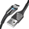 New long-tail braided cable 1m 2m micro 5pin high speed charger usb 2.0 micro USB cable for Android smartphone