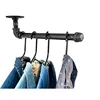 Industrial Pipe Wall Mount Clothing 12 inch Rack Hardware for Retail Display