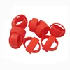 Custom screen printing ink/debossed silicone rubber finger rings