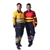 wholesale Custom unisex fireproof workwear cotton jumpsuit retardant work overalls