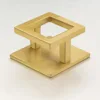 Gold color zinc alloy square cabinet bar pull handle knob for cabinet box