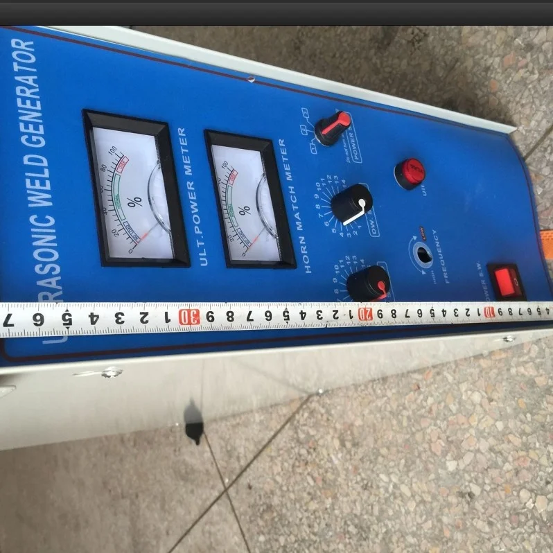 
Ultrasonic weld generator for bouffant cap making machine 