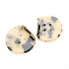 fashion design acetate sheet material amber leopard sewing clothing buttons