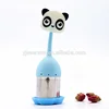 Good grade & hot selling panda shape stainless steel 304 silicone tea infuser diffuser leaf strainer