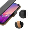 For Samsung S10 Plus Genuine Leather Wallet Phone Case With Anti Radiation RFID Signal Blocking
