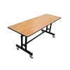 2019 NEW HOT SALE foldable frame rectangle folding restaurant table