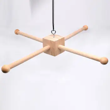 wooden baby mobile holder