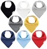 Baby bib bandana for girls and boys classic cheap yiwu triangle detachable baby bibs