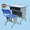 Low price double book basket school furniture classroom desks Kids furniture used child study tables and chairs