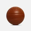 Wholesale Old Fashion Vintage Retro Machine Sewn Size 1 2 3 Antique Brown Mini Football Soccer Ball