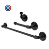 Industrial pipe Towel bar fixture 1/2 inch floor flange black pipe fittings
