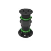 Raised tiles adjustable plastic tile pedestals decking support system