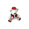 Cute animal 25cm Crystal super soft pp Space cotton silver bear