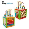 2019 Buy Now 5 in 1 educational wooden activity cube for kids Z11084B