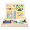 Wonderful Multi-functional Help Kids Learn Spell Read Write Count Wooden Magnetic Box Educational Kids Toy