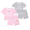 2019 Wholesale 6 pcs Baby Clothes Infant Casual Clothing Sets For Summer Teen Girl