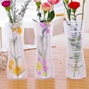 High quality portable eco-friendly cute home decoration folding plastic vases for flower