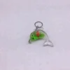 Custom Acrylic Liquid Keyrings Souvenir Gift Mini Dolphin Shape Floating Keychain