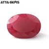 Top Quality Oval Cut 5# Red Synthetic Ruby Corundum Stone Prices