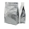 100g Custom Stand Up Printed Coco Coffee Food Foil Valve Flat Resealable Eight Side Seal Bottom Stock Packaging Gusseted Zipper