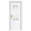 Oval glass entry wood door inserts, main entrance door, latest design interior door room door