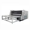 Semi automatic 4 colors flexo carton printing slotting machine