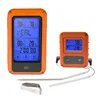 Touch Screen Backlight LCD Wireless Remote Digital Kitchen Food Meat Thermometer with Dual Probe Alarm Timer Instant Read