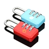3 Digit Combination Lock Luggage Suitcase Travel Bag Code Red Color Zinc Alloy Metal 3 Digit Padlock