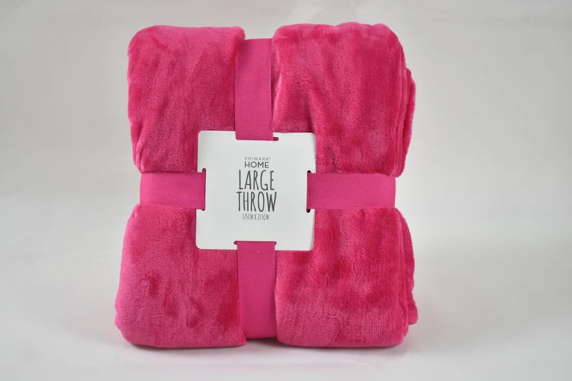 factory low price top quality strip style sherpa fleece blanket