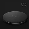2019 hot high-end rubber desk FOD wireless phone charger qi with led light 10w charging pad