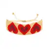 XY-CM13132 Wholesale New Arrival Miyuki Heart Shape Beads Bracelets