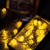 Solar Powered Outdoor String Light 20ft 30 LED Fairy Bubble Crystal Ball Holiday Party Decoration Lights