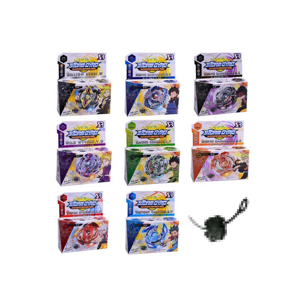 NEW Beyblades Quay Đồ Chơi H&agrave;ng Đầu 8 Phong C&aacute;ch Với B&ugrave;ng Nổ Launcher bey blade cho Trẻ Em