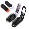 Quality Folding Hair Brush Anti Static Compact Hair Comb With Mirror Mini Size