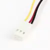 10Pcs/Lot Fan Resistor Cable 12V 3-Pin Male to 3-pin Female PC Fan Power Extension Lengthen Cable Wire for cooling fan