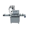 Linear automatic capping machine for screw caps