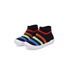 2019 Baby colorful Rainbow Socks shoes Comfortable chinlon First Walk Toddler