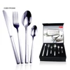 dinnerware sets QANA wholesale FDA, LFGB certification Eco-Friendly metal type Stainless Steel dinnerware sets
