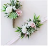 High Quality 2019 New Design Artificial Fabric Roses Wedding Bridal Corsage Boutonnieres