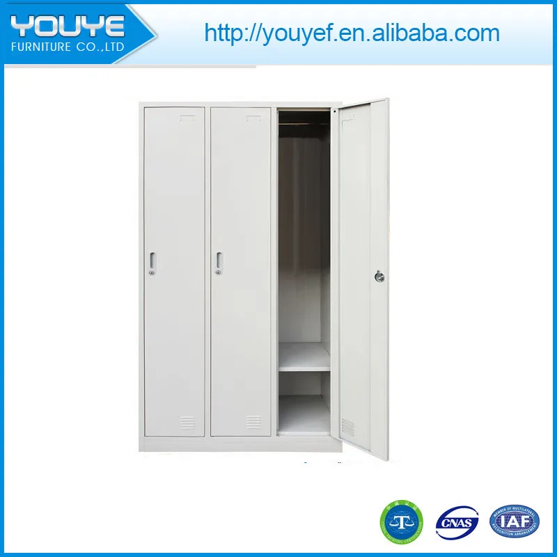 Durable 2door Knock Down Space Saving Cloth Cupboard Steel Closet