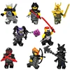 Super heroes action Figures ninjago Smaurai X Jay Nya Kai Zane Building Blocks Children mini toys child juguetes assembly Block