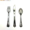 Stainless Steel Plastic Cutlery Plastic Silverware Disposable Silverware - Plastic Utensils