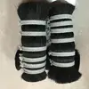 Low Price 9-12inch Black Horse Tail Hair Used For Shoe Brush Natural Horse Tail Mane Hair