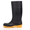 Good partner factory of pvc half cheap steel toe rain boots