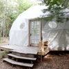 new fashion geodesic dome prefabricated half sphere glamping dome tent for sale