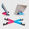 V-shape Universal Portable Foldable Plastic Desk Tablet Stand Holder for iPhone iPad Samsung Galaxy Note LG Android Devices