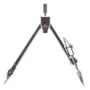 School Stationery Drawing Tool Silver Tone Metal Drafting Compasses Set