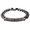 Amazon Wish Top Selling Double Cuban Link Chain oem bracelet Custom Engravable Stainless Steel Christian ID Bracelet bangles