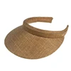 Khaki comfortable Polyester/Cotton wholesale running sun visor/cap