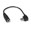 Dropshipping Micro USB Jack To 3.5MM Socket Earphone Audio Cable